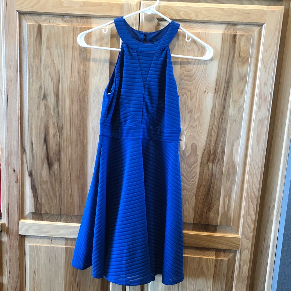 Blue dress